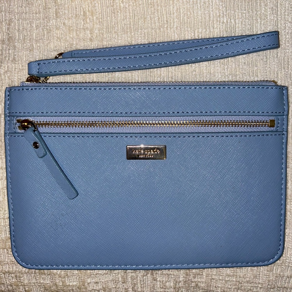 Kate Spade Tinie Laurel Way Light Blue Wristlet